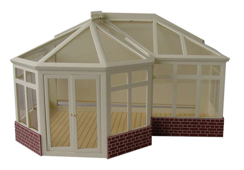 Conservatory with extension